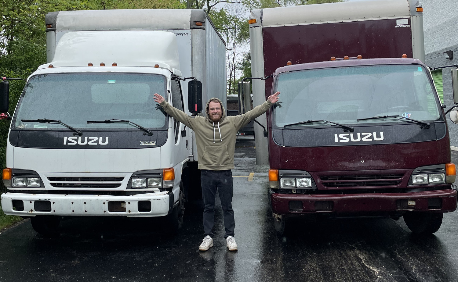 Mike with our box trucks